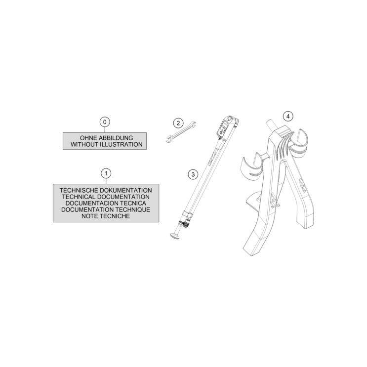 PIÈCES JOINTES HUSQVARNA 250 TC 2025